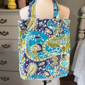 Vintage Old Navy Paisley Tote Cotton Bag